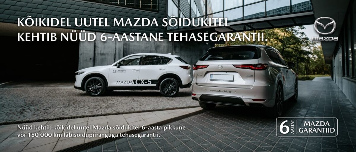 mazda 6aastane garantii banner