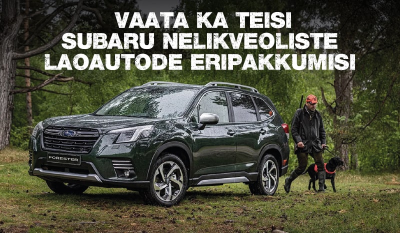 SUBARU NELIKVEOLISTE LAOAUTODE ERIPAKKUMINE